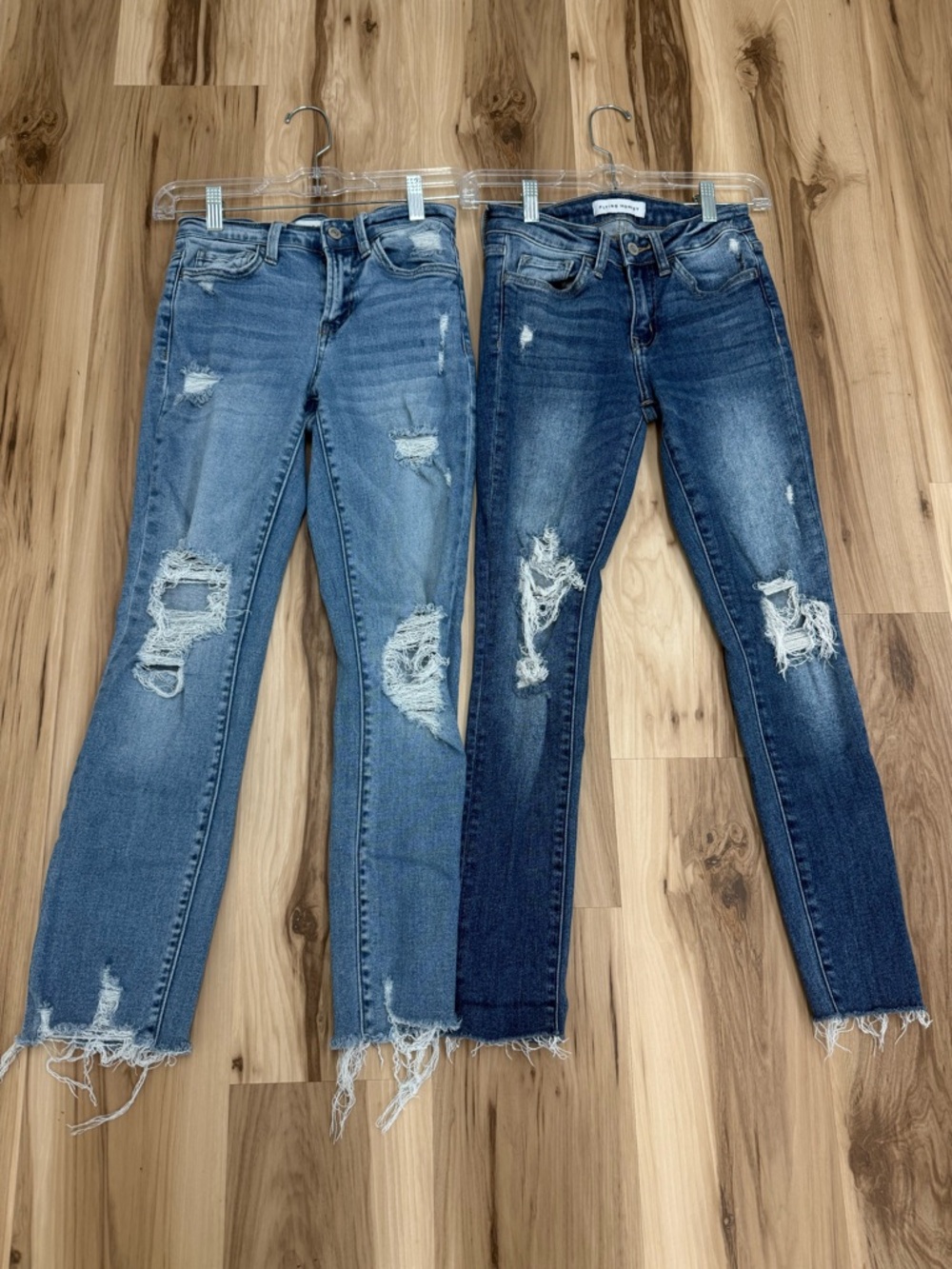 Flying Monkey Women’s Skinny Distressed Jeans Lot P8